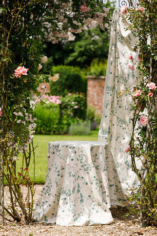 Botanica Ivory Fabric by Barneby Gates 