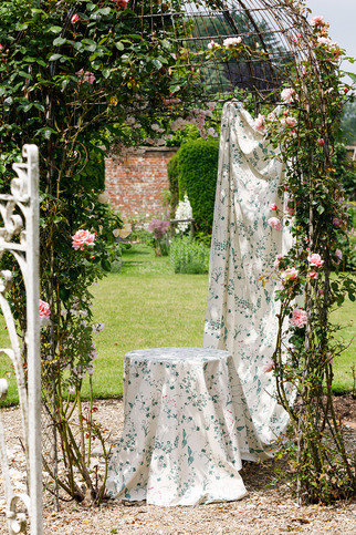 Botanica Ivory Fabric by Barneby Gates 