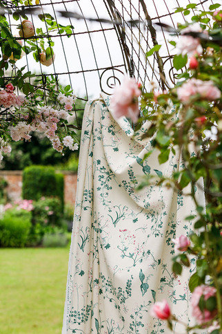 Botanica Ivory Fabric by Barneby Gates 
