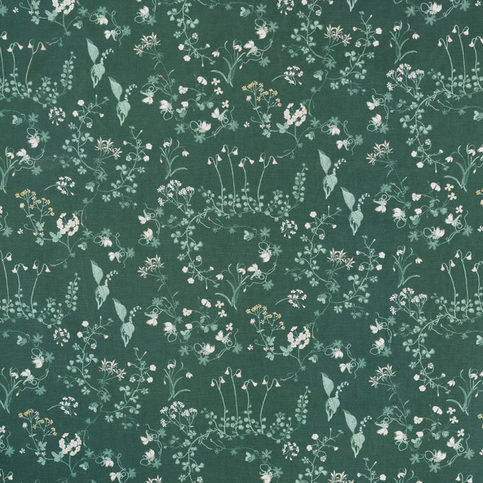 Botanica Woodland Green Fabric by Barneby Gates 