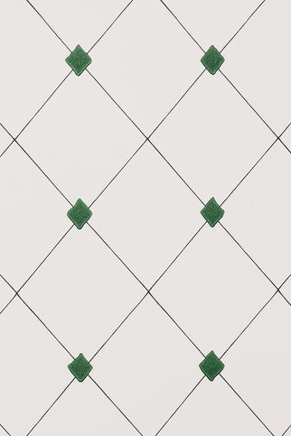 Diamond Trellis Green Wallpaper by Barneby Gates 