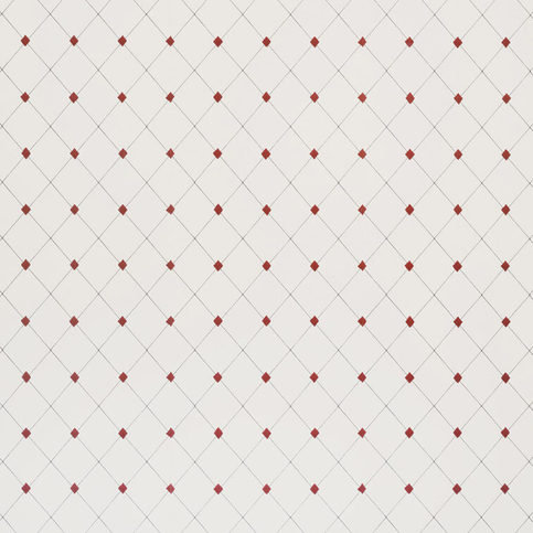 Diamond Trellis Red Wallpaper by Barneby Gates 