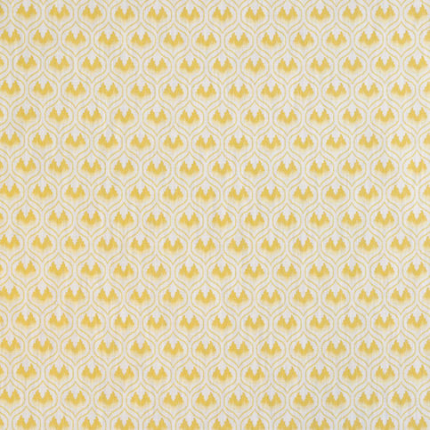 Ikat Heart Mustard Fabric by Barneby Gates 