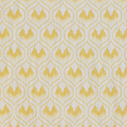 Ikat Heart Mustard Fabric by Barneby Gates 