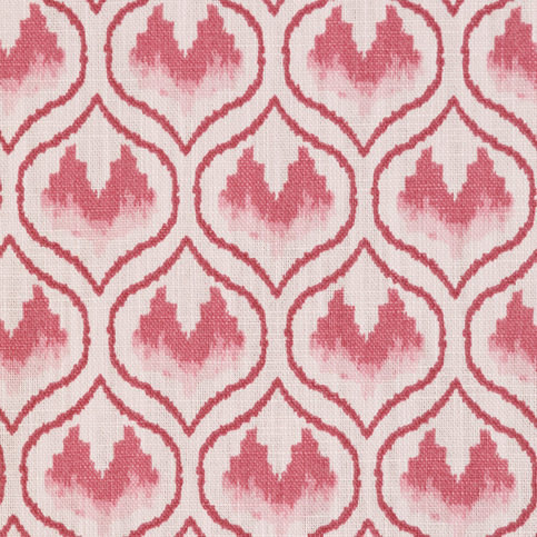 Ikat Heart Oxblood Fabric by Barneby Gates 