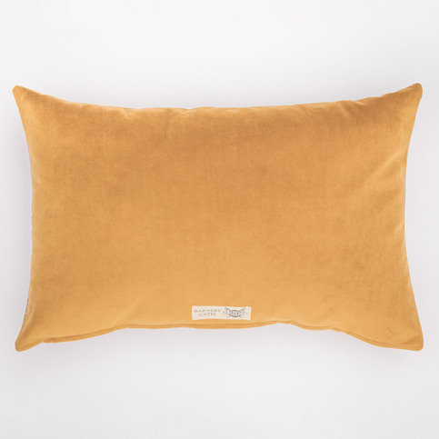 Marrakech Palm Gold on Natural Cushion by Barneby Gates 
