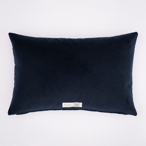 Marrakech Palm Midnight Blue Cushion by Barneby Gates 