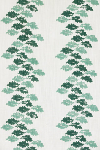Oak Leaves Green Fabric by Barneby Gates 