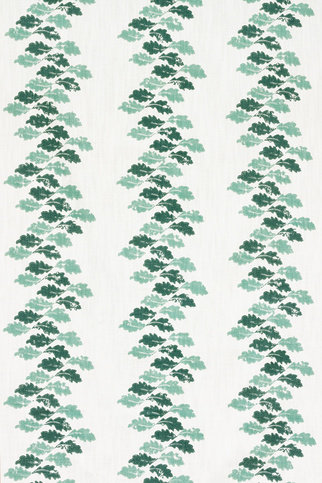 Oak Leaves Green Fabric by Barneby Gates 