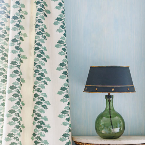 Oak Leaves Green Fabric by Barneby Gates 