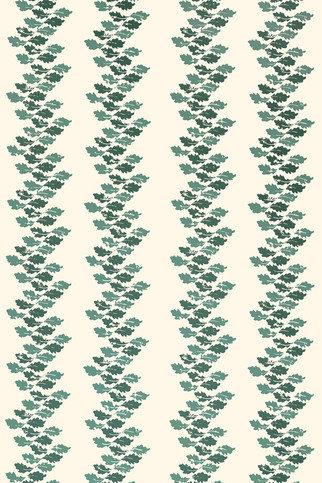 Oak Leaves Green Wallpaper by Barneby Gates 
