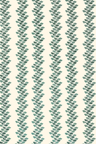 Oak Leaves Green Wallpaper by Barneby Gates 