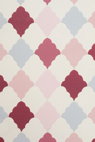 Quilted Harlequin Rose Wallpaper by Barneby Gates 