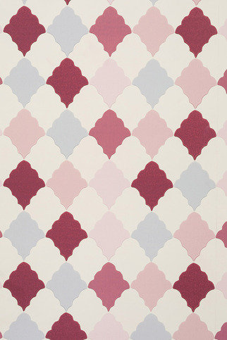 Quilted Harlequin Rose Wallpaper by Barneby Gates 