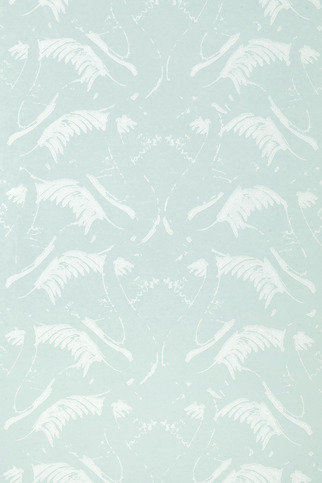 Swan Lake Duck Egg Wallpaper by Barneby Gates 