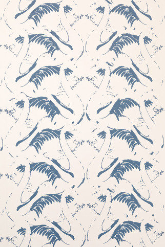 Swan Lake Inky Blue Wallpaper by Barneby Gates 