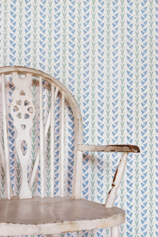 Blue/Green Bluebells Wallpaper by Barneby Gates