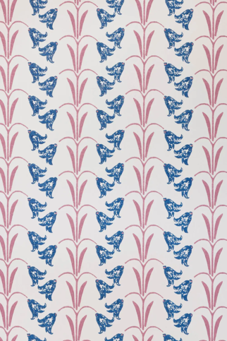 Blue/Raspberry Bluebells Wallpaper by Barneby Gates