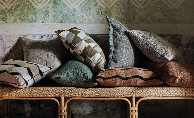 Arku Olive Fabric by Black Edition