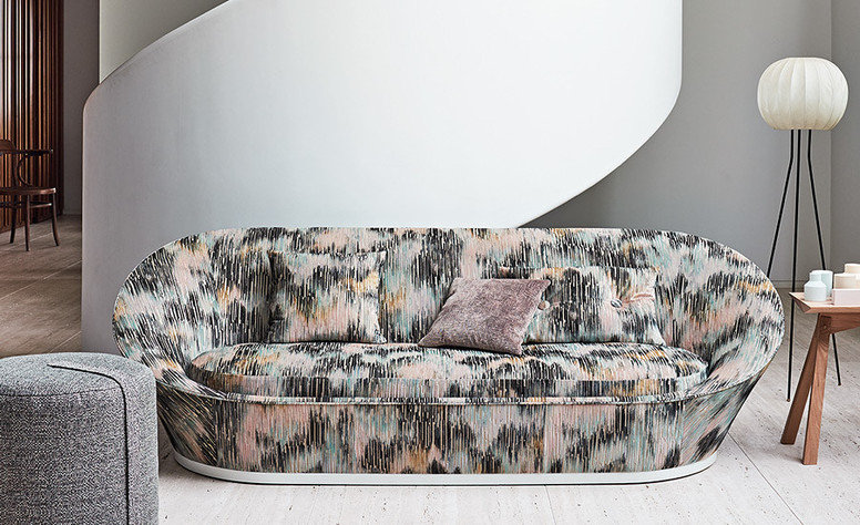 Black Edition Hanawa Jacquard Blush Fabric