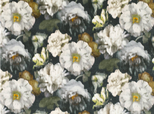 Black Edition Herbaria Obsidian Fabric