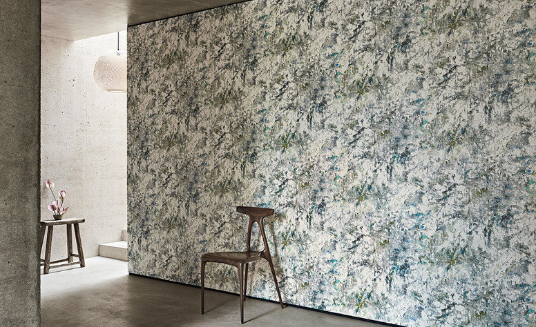 Katsura Peacock Wallcovering by Black Edition