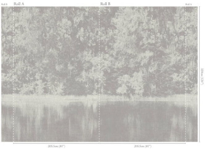 Mizumi Panel Basalt Wallcovering by Black Edition