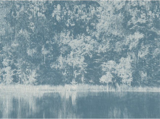 Mizumi Panel Viridian Wallcovering by Black Edition 