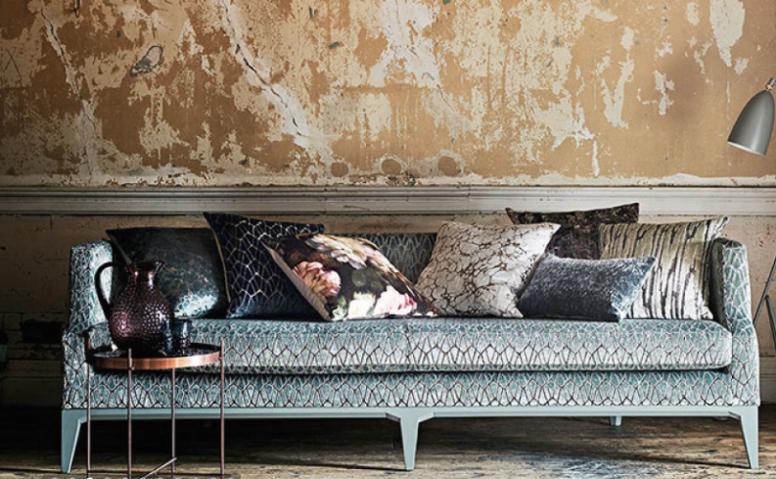 Black Edition Rombo Caspian Fabric