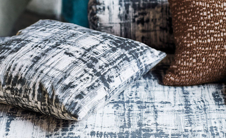 Jackson Charcoal Fabric by Black Edition