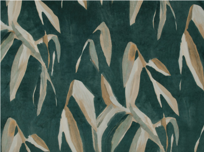 Makona Teal Fabric by Black Edition