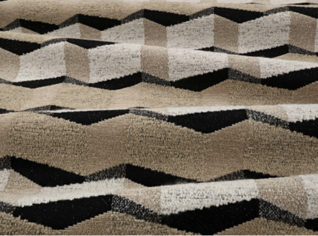 Muoto Stucco Fabric by Black Edition