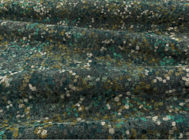 Naira Teal Fabric by Black Edition