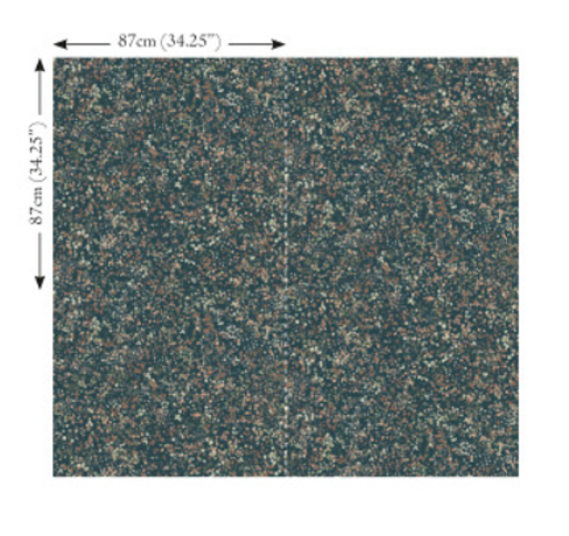 Naira Wallcovering Teal by Black Edition 