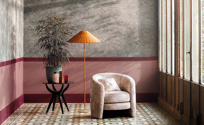 Oriku Wallcovering Anthracite by Black Edition 