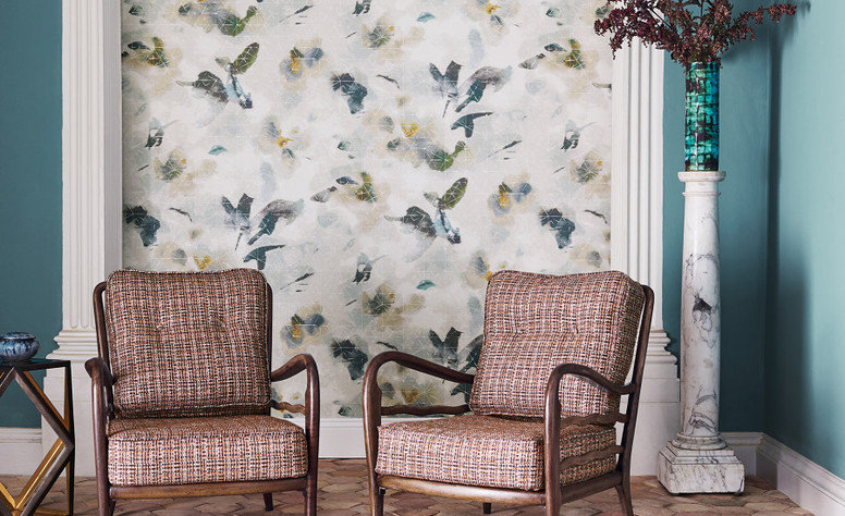 Orimono Wallcovering Indium by Black Edition 