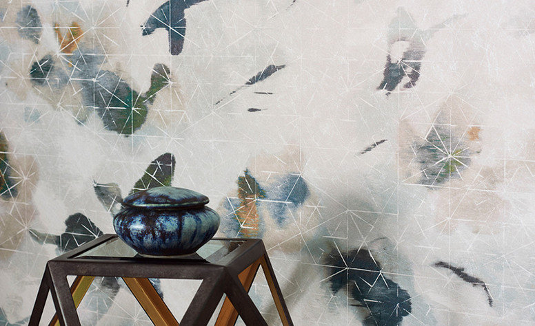 Orimono Wallcovering Peacock by Black Edition 