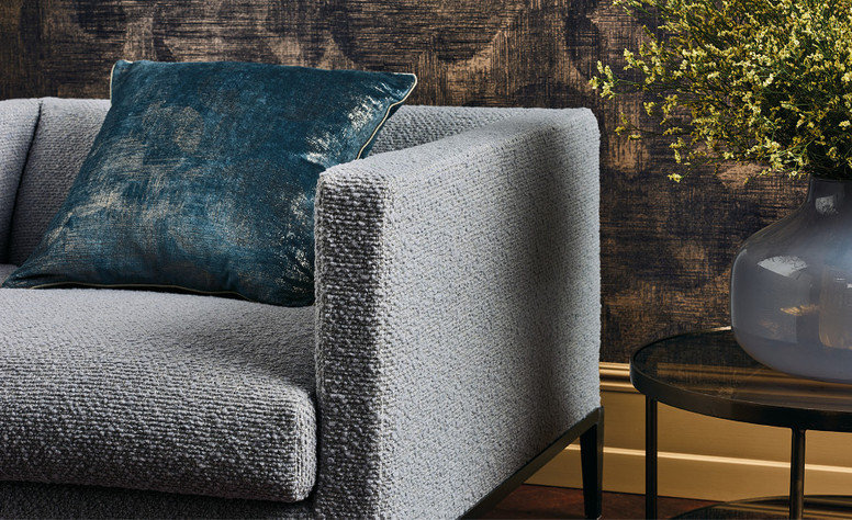 Otoko Flock Wallcovering Magma by Black Edition 