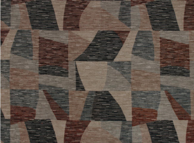 Tabala Velvet Syrah Fabric by Black Edition