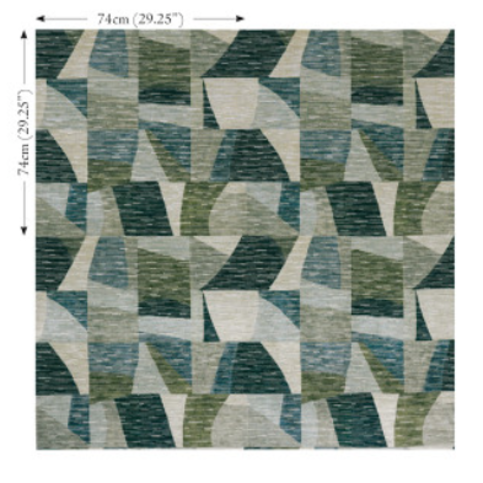 Tabala Velvet Wakame Fabric by Black Edition