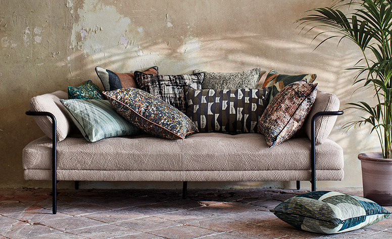 Tabala Velvet Wakame Fabric by Black Edition