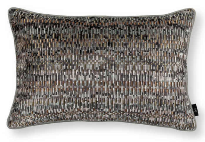 Tiano Gunmetal Cushion by Black Edition