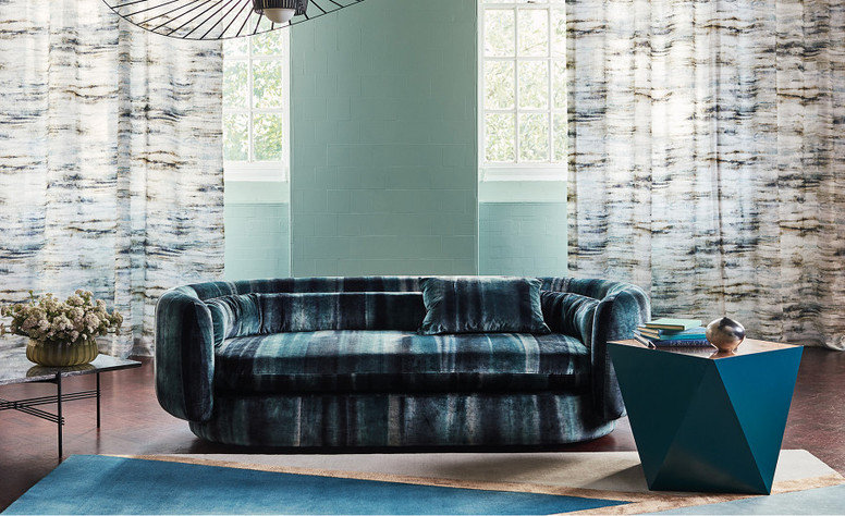 Viridis Teal Cushion by Black Edition