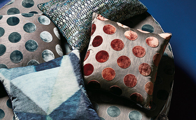 Zafaro Peacock Cushion by Black Edition