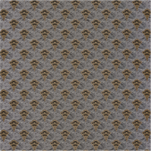 Adenium Noir Wallcovering by Casamance