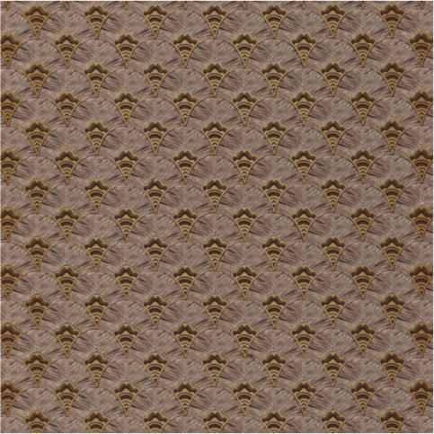 Adenium Rouille Wallcovering by Casamance