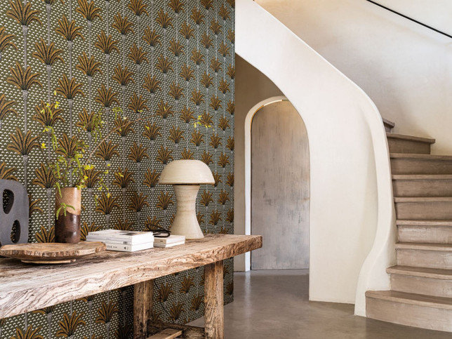 Atlas Kaki Wallcovering by Casamance