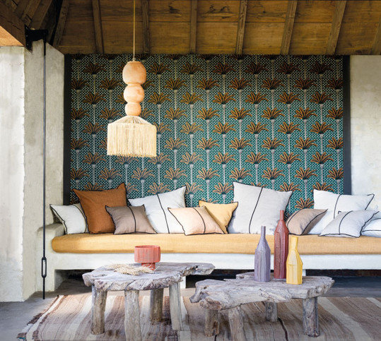 Atlas Vert Imperial Wallcovering by Casamance