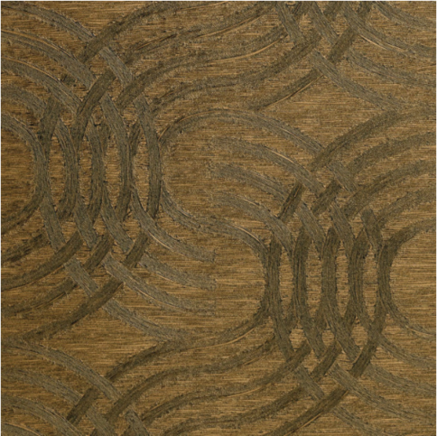 Auraria Noir/doré Wallcovering by Casamance