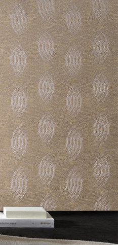 Auraria Taupe/argenté Wallcovering by Casamance